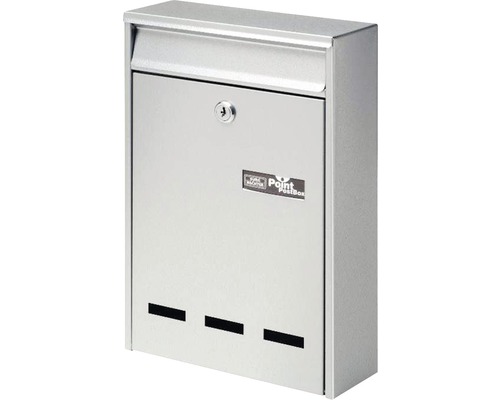 Nerezová poštovní schránka s okénkem