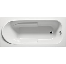 Obdélníková vana ze sanitárního akrylátu s armaturou
