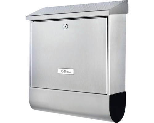 Nerezová poštovní schránka se zámkem