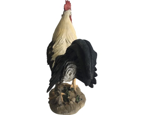 Zahradní figurka kohouta z kamene