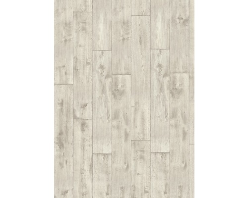 Detail podlahové krytiny se světlým dřevěným vzhledem