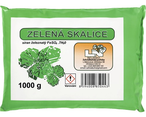 Zelená skalice 1 kg sáček Zelená skalice 1 kg sáček
