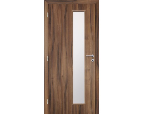 Interiérové dveře Solodoor Zenit 22 prosklené 80 L fólie ořech