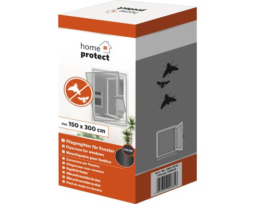 Balení sítě proti hmyzu do oken, maximální rozměr 150 krát 300 centimetrů