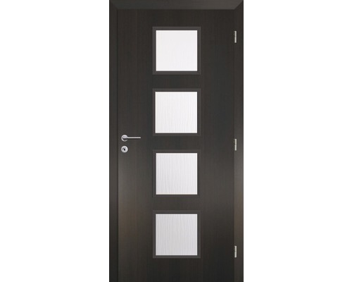 Interiérové dveře Solodoor Zenit 23 prosklené 80 P fólie wenge