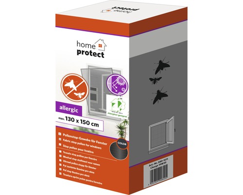 Balení tkaniny proti pylu do oken o maximálních rozměrech 130 x 150 cm