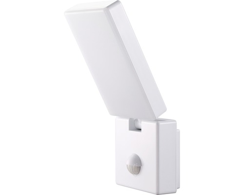 LED venkovní nástěnné svítidlo Top Light Faro B IP65 15 W 1100 lm 4000 K bílé se senzorem pohybu Bílé venkovní světlo s pohybovým senzorem