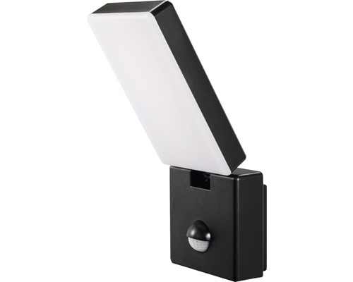 LED venkovní nástěnné osvětlení Top Light Faro C IP65 15W 1100lm 4000K černé se senzorem pohybu