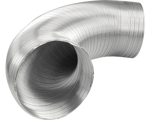 Ohebná hliníková ventilační hadice s ohybem