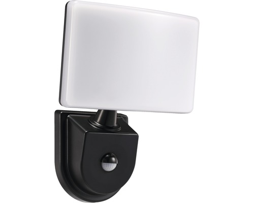 LED venkovní nástěnné svítidlo Top Light Marbella C IP65 15 W 1100 lm 4000 K černé se senzorem pohybu Venkovní reflektor s pohybovým senzorem