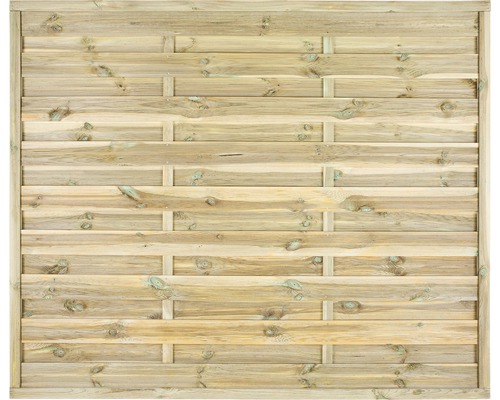 Dřevěný plot Ancona 180 x 150 cm přírodní impregnovaný