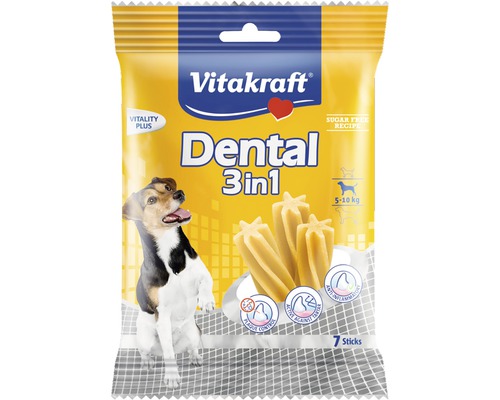 Dental 2 v 1 malý a střední pes 120g