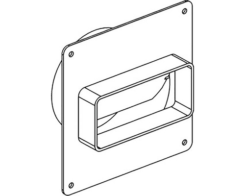 Průchodka stěnou pro odsavače par