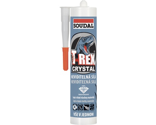 Lepicí tmel SOUDAL T-Rex Crystal 290 ml transparentní