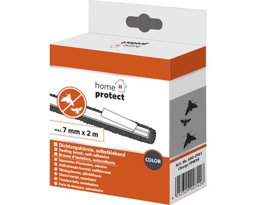 Balení samolepicího těsnicího kartáče, maximálně 7 mm x 2 m