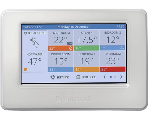 Chytrý termostat Honeywell pro regulaci teploty v domě