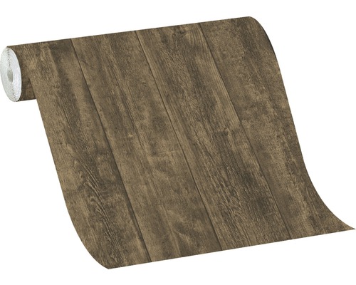 Role tapety se vzorem dřevěných prken