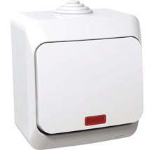 Vypínač Schneider Electric WDE000514 Cedar Plus ř.1 s orientační kontrolkou bílý
