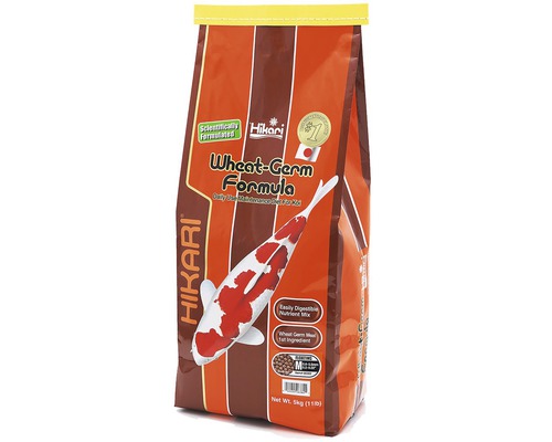 Krmivo HIKARI Wheat-Germ Floating Type Medium 5 kg Balení krmiva pro ryby Hikari Wheat Germ Formula pro koi, 5 kg