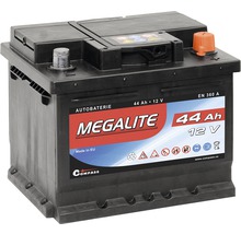Autobaterie s kapacitou 44 ampérhodin a 12 voltů