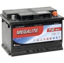 Megalite autobaterie 72 ampérhodin 12 voltů