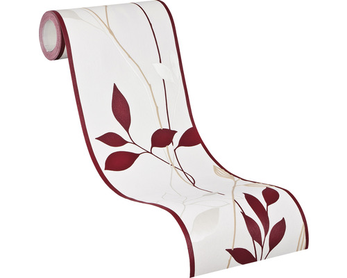 Role papírové tapety s listovým vzorem