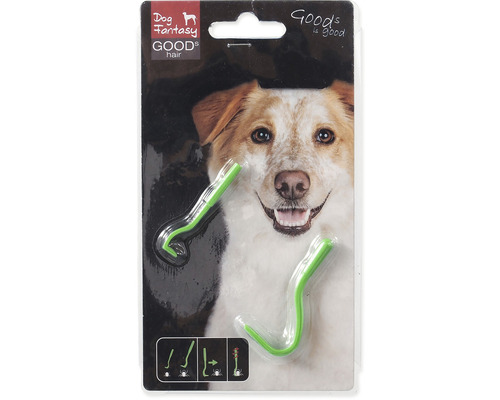 Háček na klíšťata Dog Fantasy plastový 2 velikosti