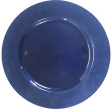 Modrý jídelní talíř