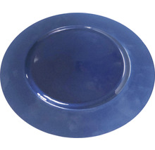 Modrý jídelní talíř