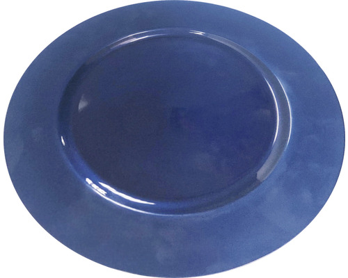 Modrý jídelní talíř