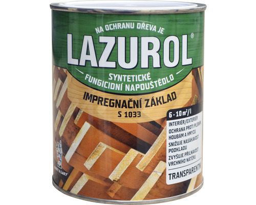 Lazurol S1033 impregnační základ 0,75 l čirý