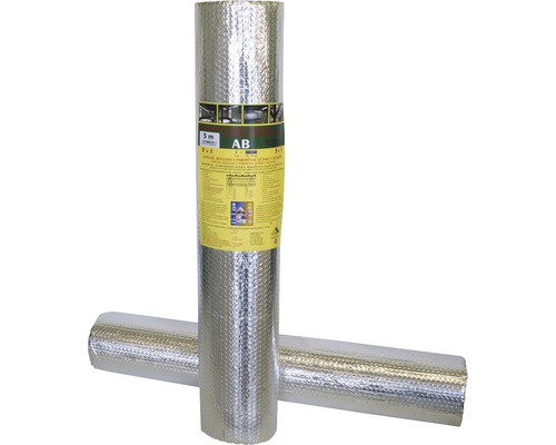 Dvě role izolační fólie pro tepelnou a zvukovou izolaci