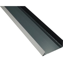 Závětrná lišta základní PRECIT pro plechovou krytinu 2000 x 100 mm, 7016 antracitová šedá-thumb-2