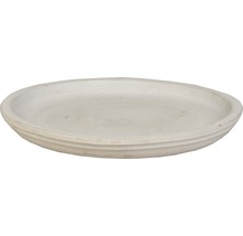 Podmiska terakota Lafiora Ø 30 cm vintage bílá