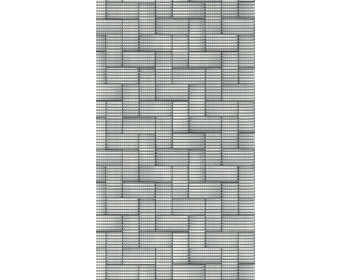 Podlahová krytina pěnová, stříbrné dlaždice, 65x180cm