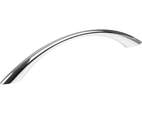 Zakřivená nábytková úchytka z kovu