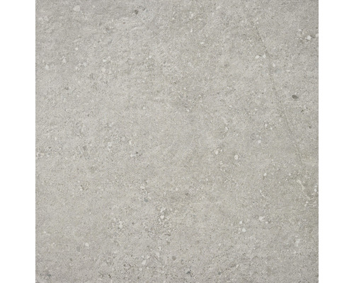 Šedá keramická dlaždice se skvrnitým povrchem pro vnitřní použití