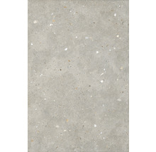 Šedá podlahová dlaždice s kamenným dekorem