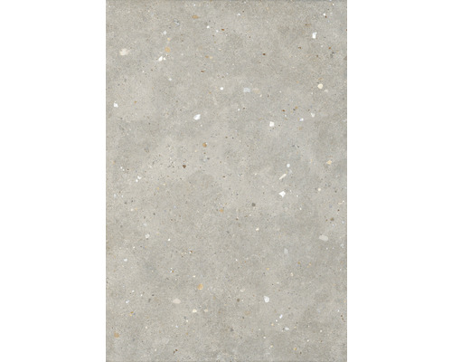 Šedá podlahová dlaždice s kamenným dekorem