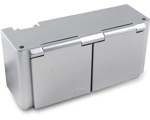 Dvojzásuvka Intedoor Powerbox šedá Dvojzásuvka Intedoor Powerbox šedá
