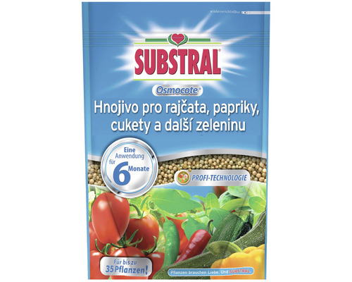 Hnojivo pro rajčata, papriky, cukety a další zeleninu SUBSTRAL Osmocote 750 g
