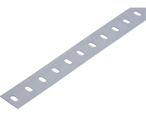 Plochá tyč Conceptor perforovaná pozinkovaná 35x1 mm, 1m Děrovaná kovová páska