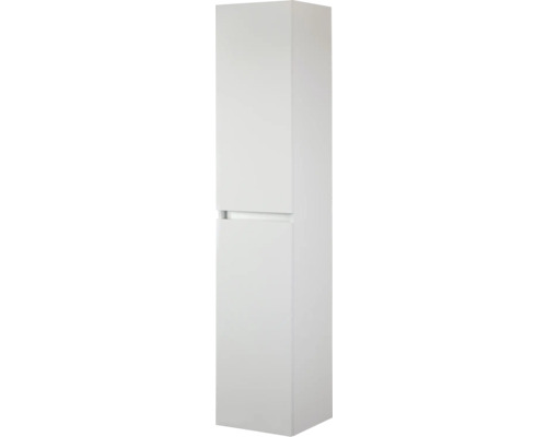 Vysoká koupelnová skříňka se dvěma dvířky