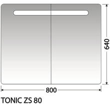 Zrcadlová skříňka Intedoor TONIC ZS 80-thumb-0