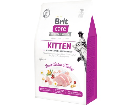Granule pro kočky Brit Care Cat Grain-Free Kitten Healthy Growth & Development 0,4 kg
