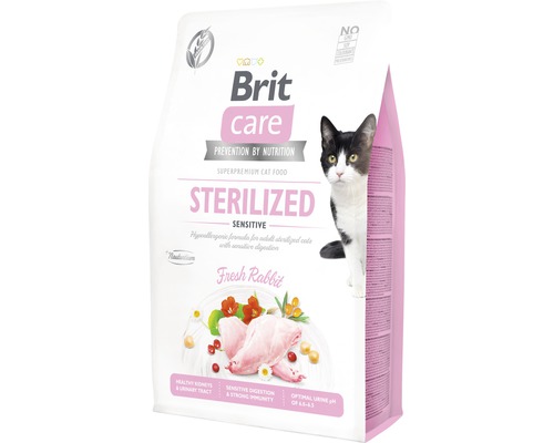 Granule pro kočky Brit Care Cat Grain-Free STERILIZED SENSITIVE 2 kg