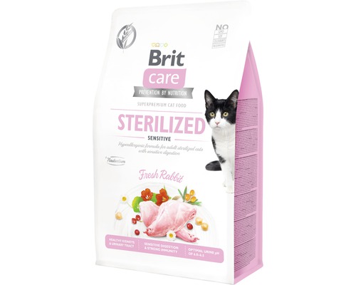 Granule pro kočky Brit Care Cat Grain-Free STERILIZED SENSITIVE 0,4 kg