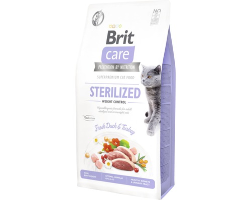 Granule pro kočky Brit Care Cat Grain-Free STERILIZED AND WEIGHT CONTROL 7 kg-0