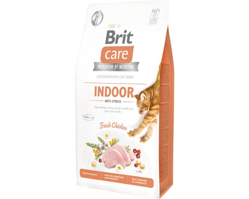 Granule pro kočky Brit Care Cat Grain-Free INDOOR ANTI-STRESS 7 kg