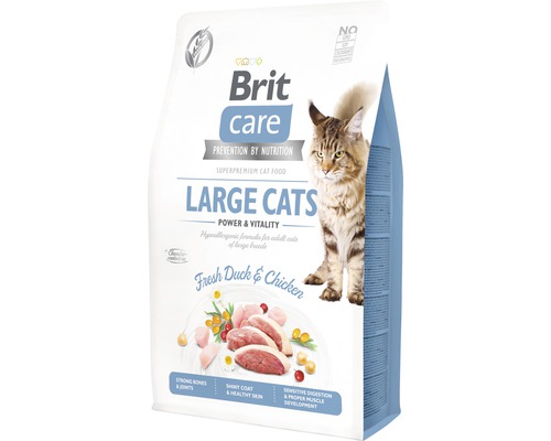 Granule pro kočky Brit Care Cat Grain-Free LARGE CATS POWER AND VITALITY 2 kg